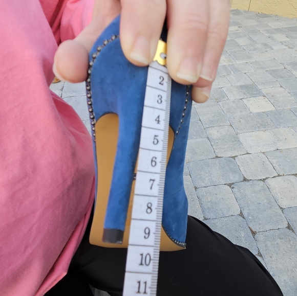 Coach 8.5B Blue Suede - Picture 10 of 15